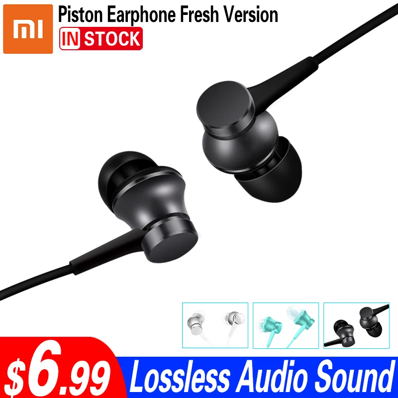 

Original Xiaomi Mi Piston Earphone 3 Fresh Version In-Ear Earphone Wire Control with Mic for Smartphone 3.5mm type-c Headset