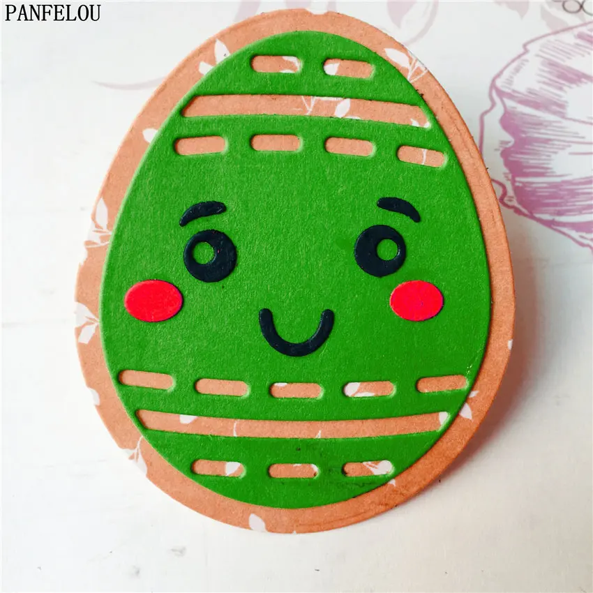 

PANFELOU The dashed green eggs paper die cutting dies for Scrapbooking/DIY Christmas wedding Embossing mould cards