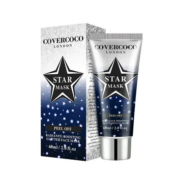 

60ml Star Glitter Peel Off Mask Blackhead Removal Shrink Pores Firming Moisturizing Oil-Control Face Skin Care Mask