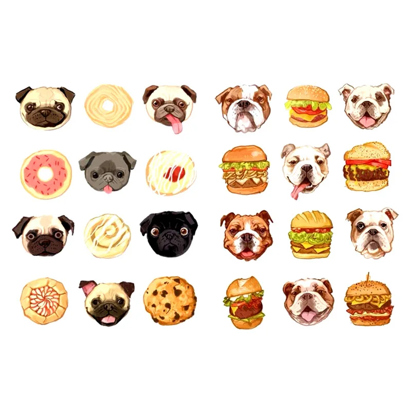 

1 PCS Kawaii Dog and Bread Precut Kawaii Stationery Cute Post It Notebook Sketchbook Dairy Planner Stickers School Office Decor