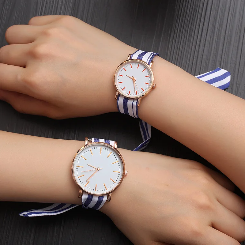 

JBRL Women Watch Simple Scarf Stripe Wrist Watch Female Ladies Quartz Watch Wrist Clock Gift For Girls Dress montre femme 2019