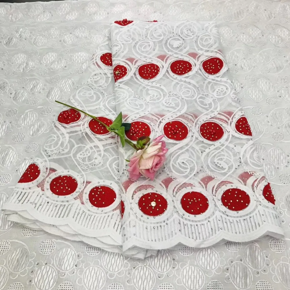 

African Lace Fabric 2019 High Quality French Tulle Embroidered Lace African Dresses