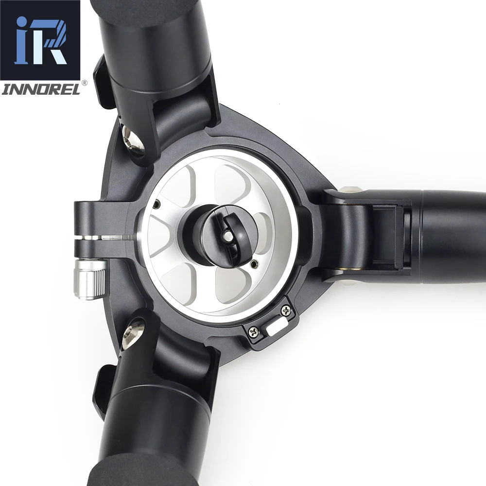 RT90C(LT404C) Top-Level Carbon Fiber Tripod Professional Birdwatching Heavy Duty Camera Stand 40mm Tube 40kg Load 75mm Adapter