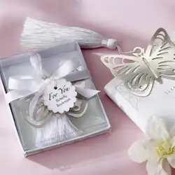 300 шт. практичная Закладка с бабочкой и кисточками для чтения, подарок на свадьбу, деловой подарок