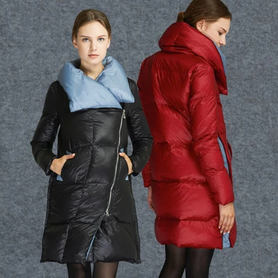 Designer long puffer jacket women's Clearance