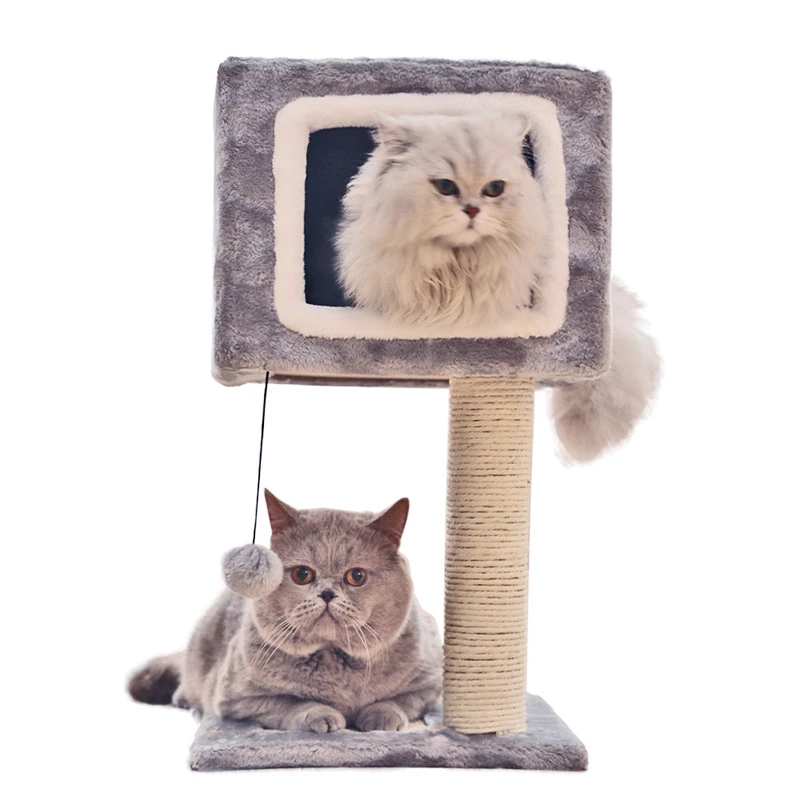 

Pet Scratchers Cat Climbing Rack With Hammock Ball Detachable Cats Jumping Platform Scratching Play Sleeping Furniture Supplies