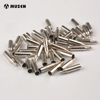 

Diameter 7mm Arrowheads Arrow Heads Tips Silver Metal Hunting for DIY Fiberglass Arrow Longbow Archery Shooting Hunting