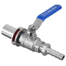 Шаровой клапан из нержавеющей стали 1/", Безшовный компактный шаровой клапан для чайника