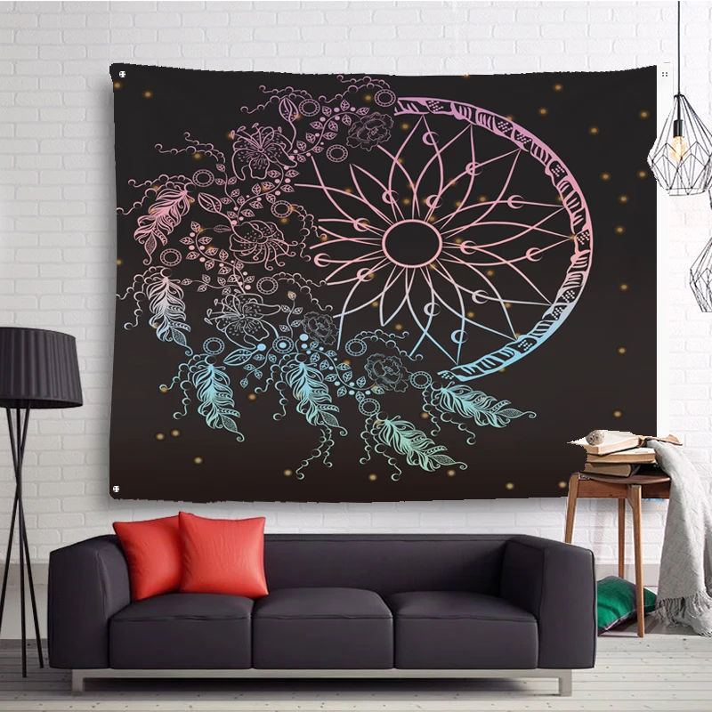 Wall Hanging Tapestry 3D Printed Hanging Wall Tapestries Mandala