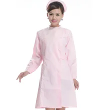 Длинным рукавом больницы медицинская одежда стоматологическая клиника и салон красоты Медсестра равномерное модный дизайн Slim Fit WORKWEAR