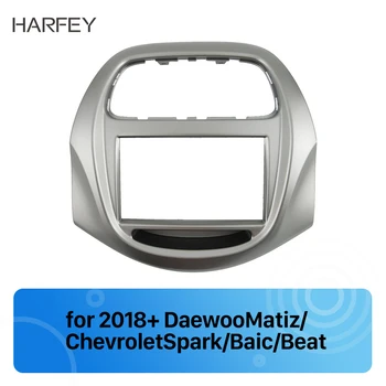 

Harfey Car Radio Fascia 2Din Frame Installation Dashboard For 2018+ Daewoo Matiz Chevrolet Spark Baic Beat Refitting Pannel new