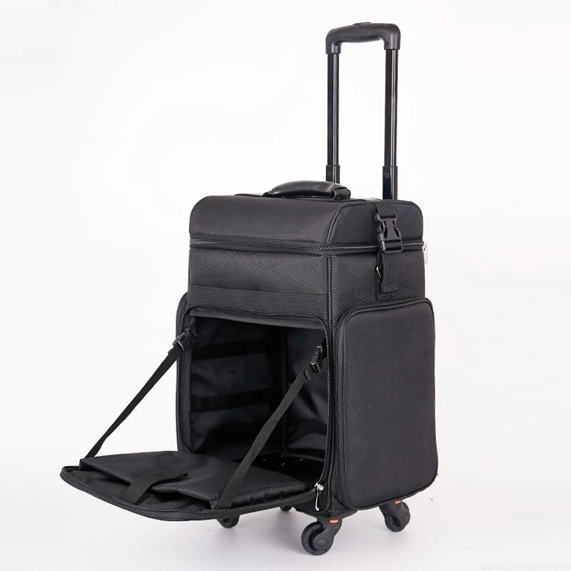 Pull bar suitcase Women Trolley Cosmetic case Nails Makeup Toolbox Multifunction Beauty Tattoo Box