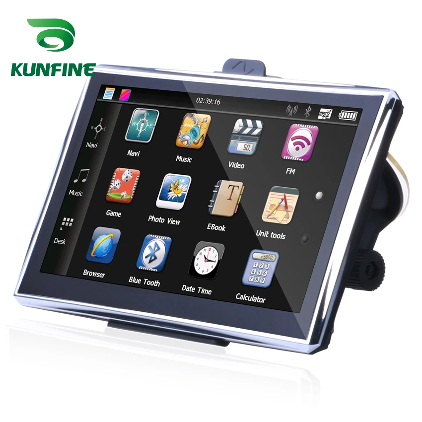 

5 Inch Touch Screen Car GPS Navigation With FM Radio 4GB 128M Truck GPS Navigators Free Map Upgrade MP3/MP4 Players