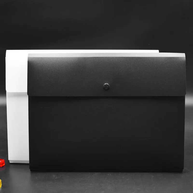 

The new listing 20PC Simple Solid A4 Big Capacity Document Bag Business Briefcase File Folders Filing Products Student Gift