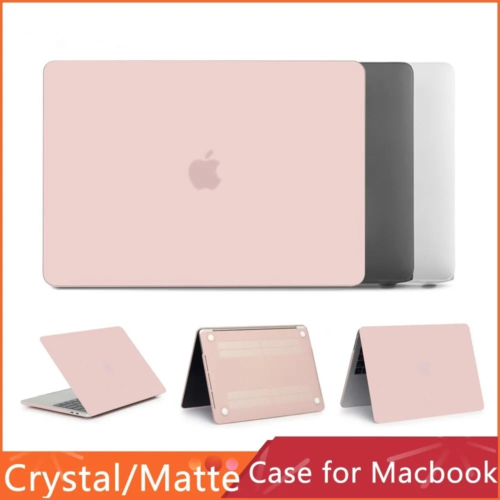 Новинка 2019 ультратонкий Кристальный/матовый чехол для Apple Macbook Air 13 11 12 Pro 15 Retina