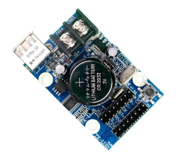 

P10 HUB12 single color led control card TX-LU20 tf led sign control card TX-LU21