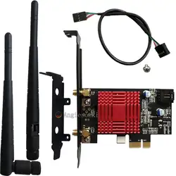 НОВЫЙ Dual Band Atheros QCA61x4A QCNFA344A Desktop AC Wi-Fi Bluthtooth4.0 PCI E 1X адаптер 867 Мбит 802,11 a/b /g/n/ac