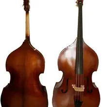 3/4 двойной бас мощный звук черное дерево часть высокое качество низкая цена#2