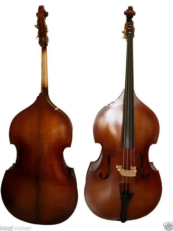 3/4 New Double Bass Powerful Sound Ebony Part High quality Low Price 2