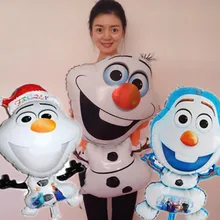 72*43cm Party Super shape Olaf Foil Helium Balloon Birthday Party Wedding Christmas Day Decoration Supplies Kids Gift Toy