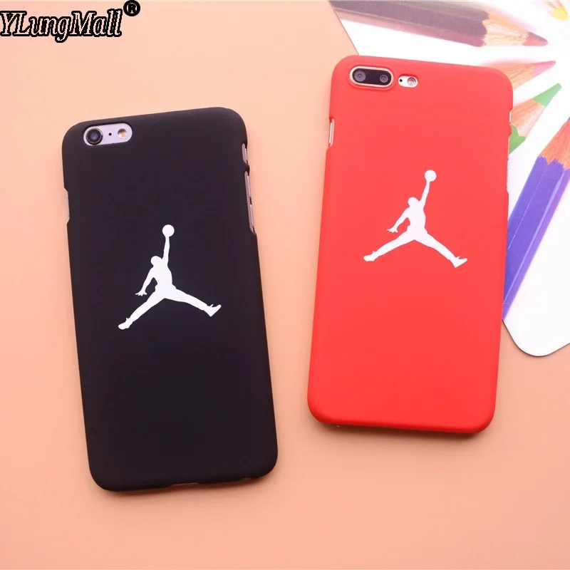 

Smooth Feel Fundas Coque Case For iphone 7 8 Plus 6 6S Plus X SE 5 5s Xs Max XR Case Basketball Hard PC Air Jordan Phone Cover
