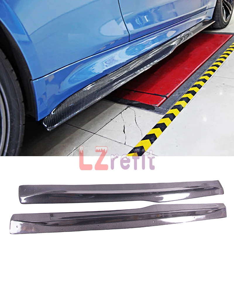 

Real Carbon Fiber Side Skirts 1pair For BMW F82 M4 Coupe F83 M4 Convertible B1421
