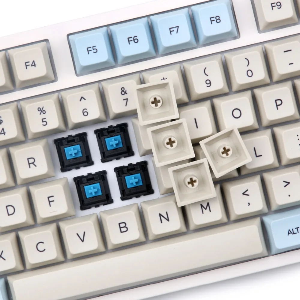 Исследуйте космическое пространство keycap XDA профиль PBT Материал краситель