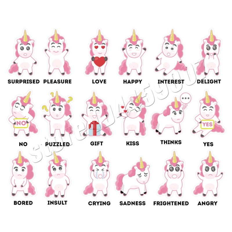 

Unicorn Set Iron Patches For Clothing Washable Badges Heat Transfer New Design DIY Accessory Clothing Deco Parches