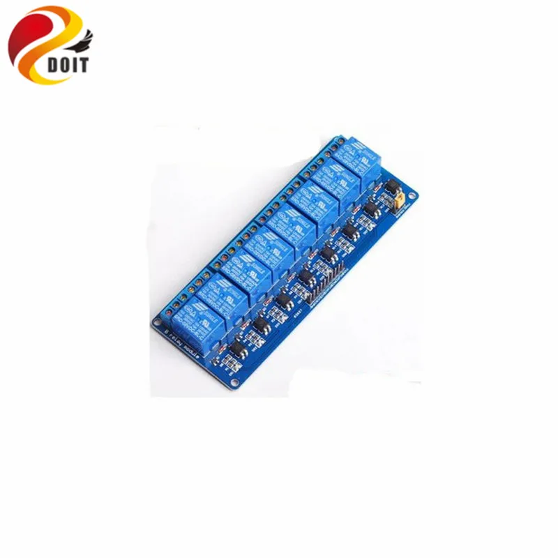 

8-канальный релейный защитный модуль со световой связью, панель управления, индикатор PLC UNO R3 Pcduino Raspberry PI Beaglebone Toy