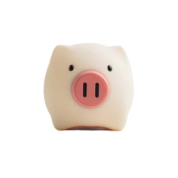 

Cute Pig Led Night Lights Creative Nose Switch Kid Gift Bedroom Bedside Lamp Atmosphere Table Lamp Usb Charging Free Shipping