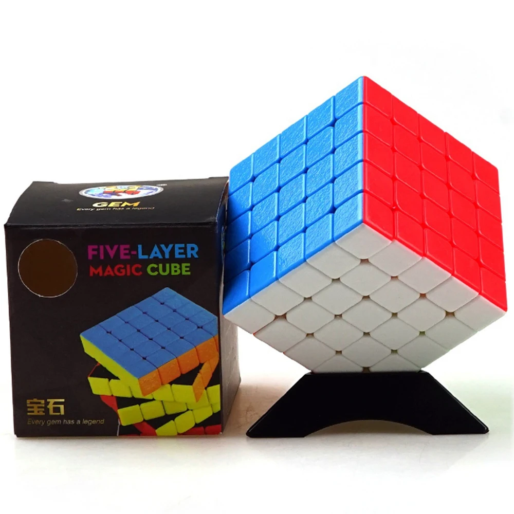 

5 Layers Cubo Megico 6.2CM Speed Professional 5x5x5 ShengShou Magic Puzzle Cube 2018 5*5 Toy for Kids Colorful