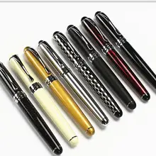 Jinhao X750 классический стиль серебряный зажим металлическая авторучка 0,5 мм перо стальные чернила ручки для подарка офисные принадлежности Школьные принадлежности