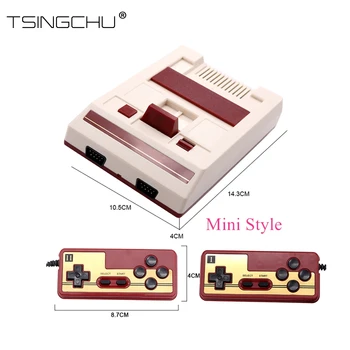 

TSINGO HDMI Output Family TV Video Game Player Built-In 600 Classic Games 8Bit Dual Controller Mini TV Video Game System Console