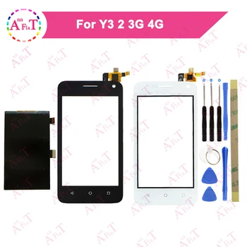 

10pcs/lot 4.5'' For Huawei Y3ii Y3 II Y3 2 3G 4G Display Screen +Touch Screen Digitizer Black&White no tool