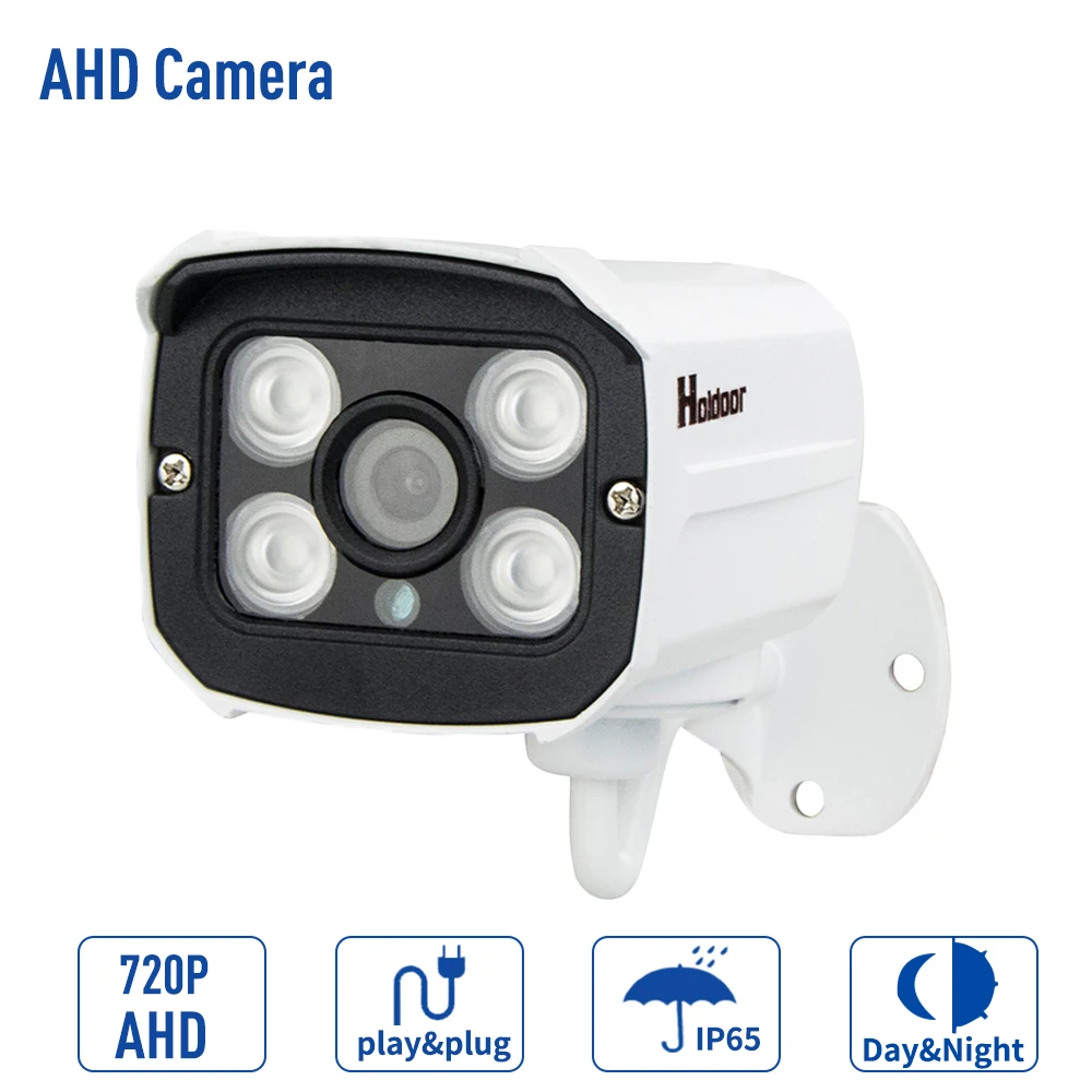 AHD Camera 720P CMOS Sensor IR Cut Filter Indoor / Outdoor Waterproof HD 1MP Metal Security