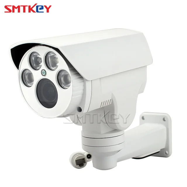 SMTKEY HD Mini PTZ/Pan Tilt Zoom Onvif 10X zoom 1.3MP 960P IP Network CCTV Security Camera