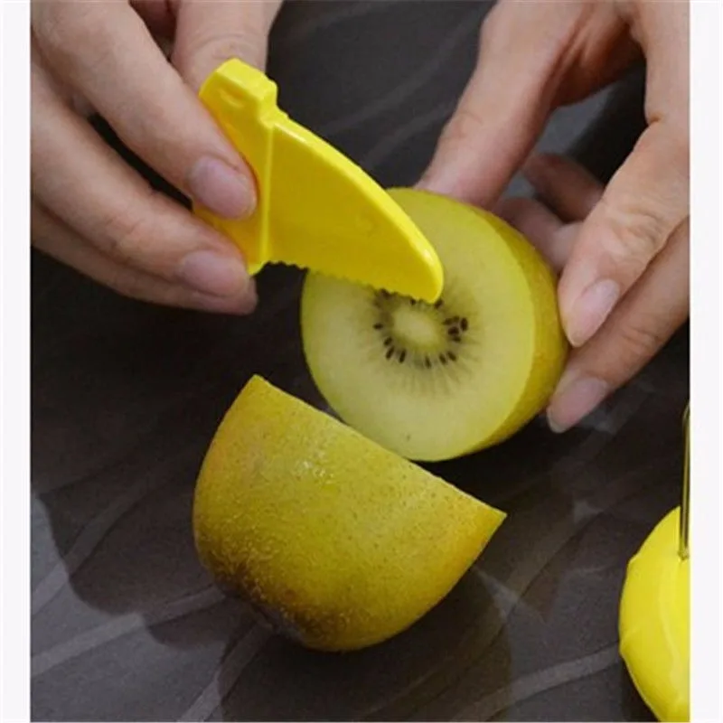 1 шт. мини-нож для фруктов очистка от кожицы слайсер Кухонные гаджеты Инструменты для питая зеленый нож для киви кухонные ножи для очистки фруктов и овощей инструмент