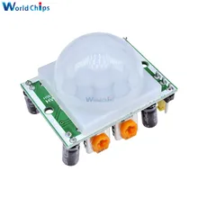 SR501 датчик движения Детектор Модуль HC-SR501 Отрегулируйте пироэлектрический инфракрасный PIR модуль для arduino Diy Kit