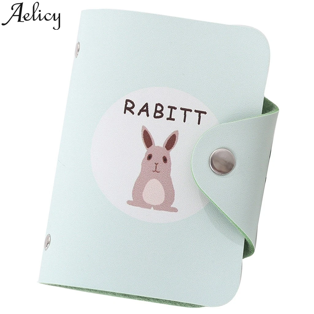 

Aelicy Fashion Creative Fresh Cute Animals Short Wallet Leather Card Holder Bank Coin Purse Wallet Holders Handbag Money Purse