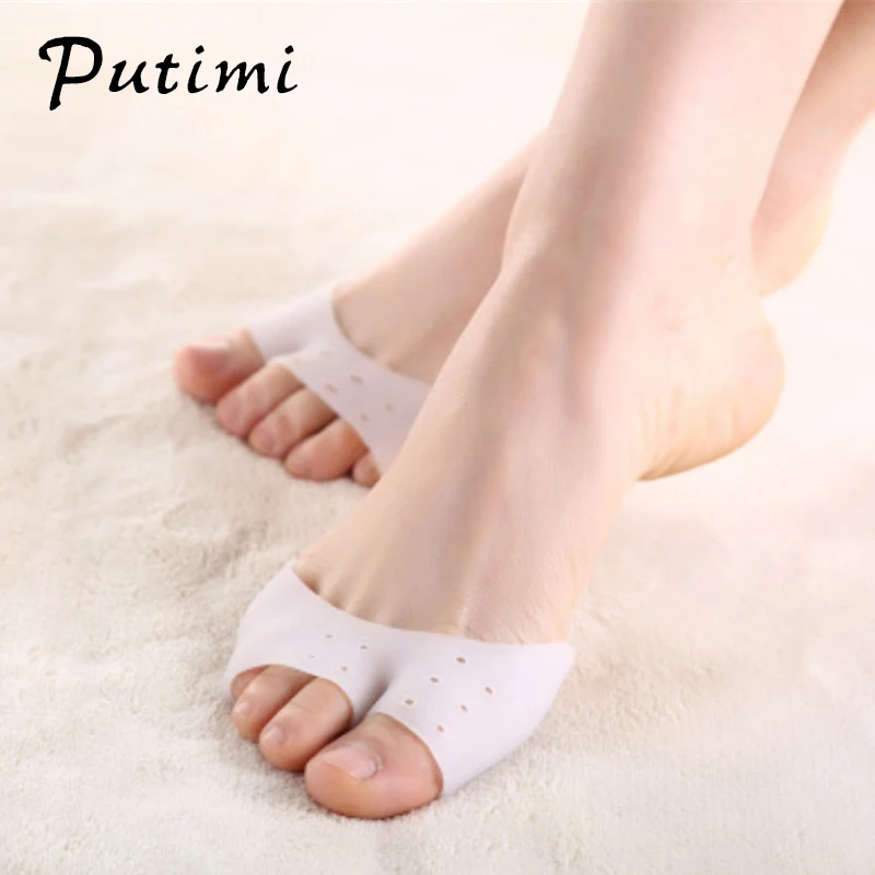 

PUTIMI Foot Pads Toe Corrector Protector Anti-Slip Breathable Toe Socks Hallux Valgus Corrector Bunion Foot Care Pedicure Tools