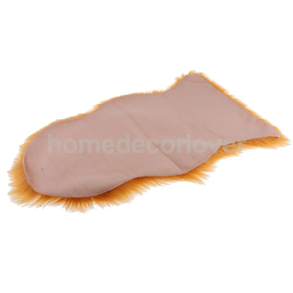 40x60cm Sheepskin Fluffy Skin Faux Fur Fake Rug Mat Rugs For Living Room Bedroom Sofa Floor 