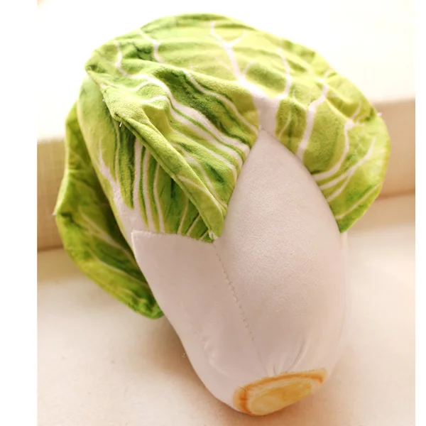 

Novelty Vegetable Stuffed Plush Toys Doll Cabbage White melon Birthday Christmas Gift