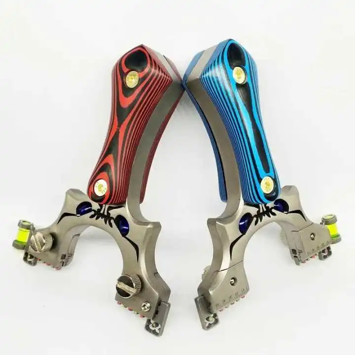 

Professional Slingshot Hunting Powerful Catapult Stainless Steel Hunter G10 Patch Sling Shooting Kaza and Stretching Wrist
