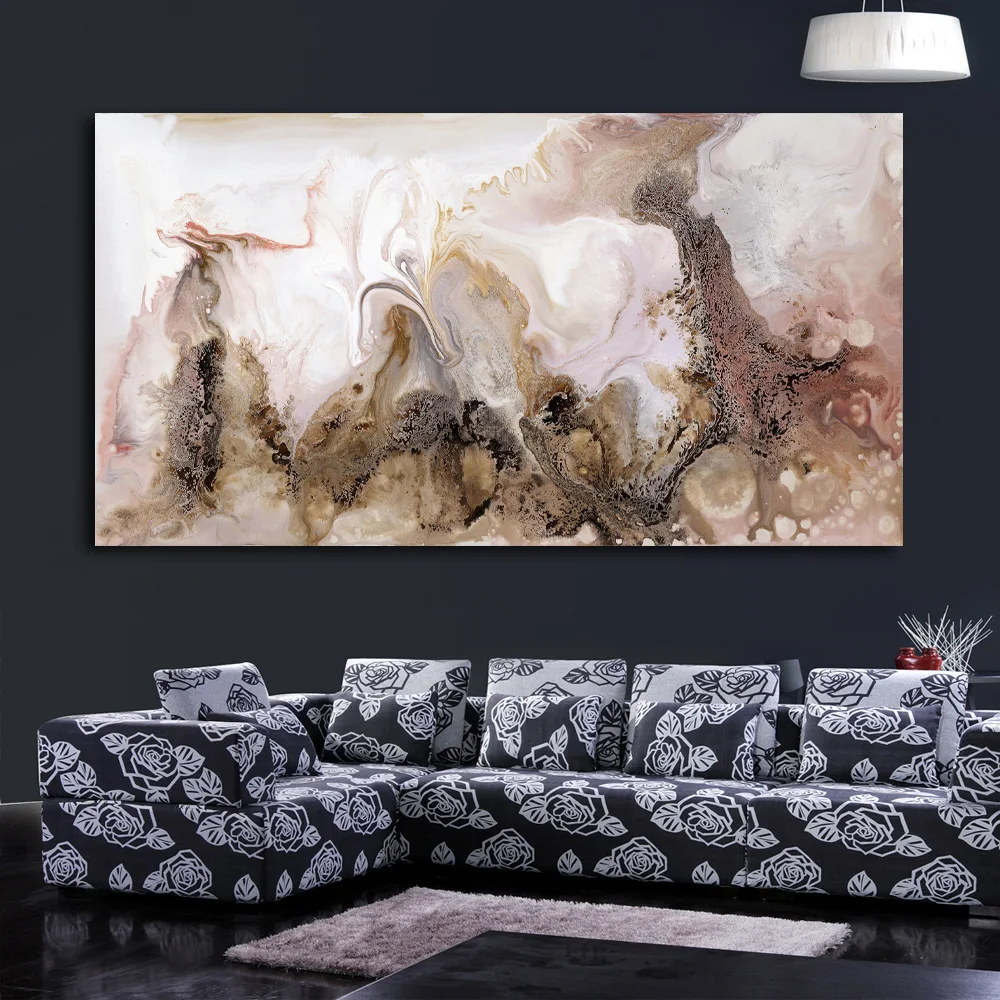 Online kopen wholesale geel muur schilderijen uit china geel muur ... Woonkamer set gele