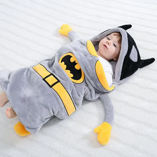 Осенне-зимний утолщенный спальный комплект для младенца, чтобы держать теплую форму животного ребенка