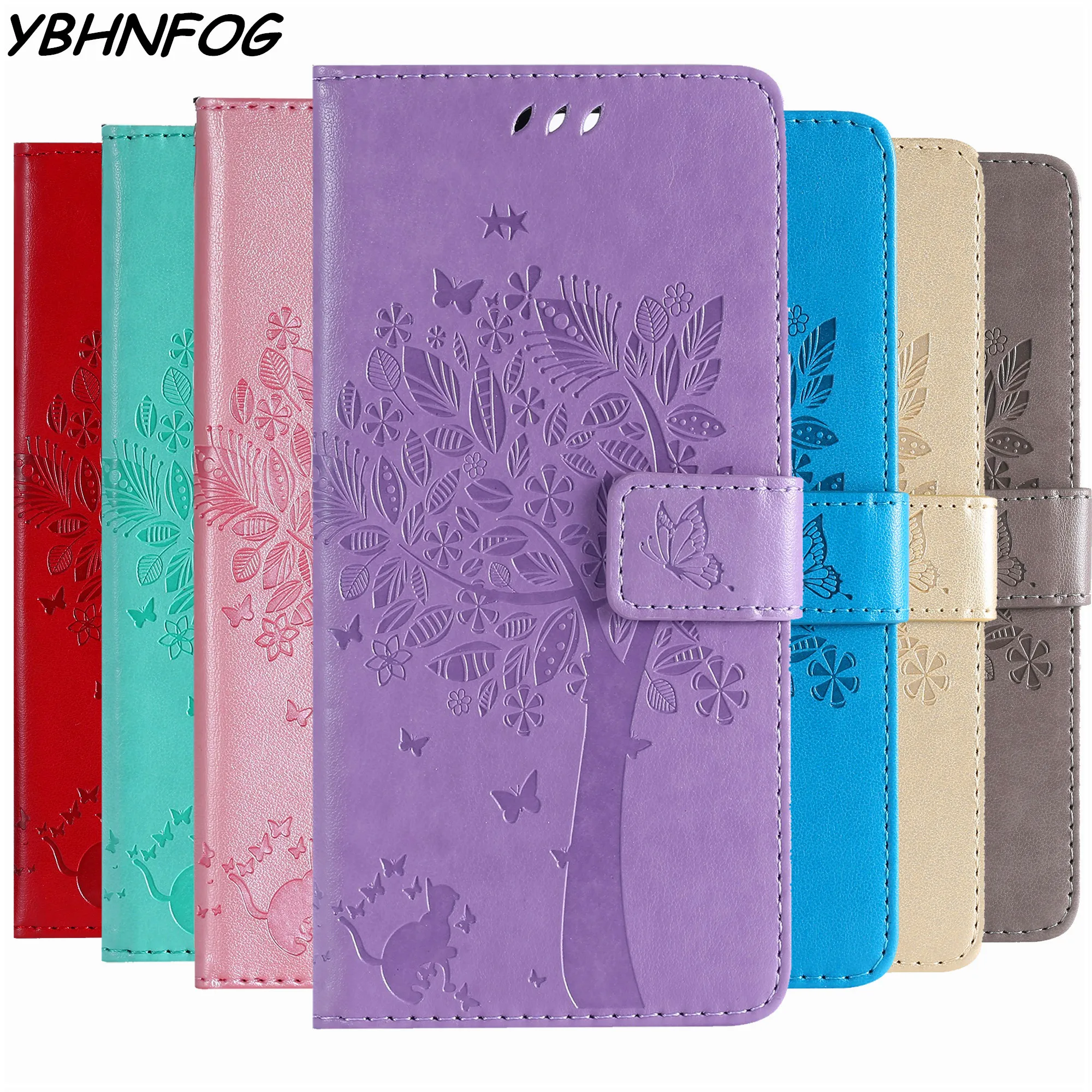 

3D Flower PU Leather Plip Case For Huawei P Smart Z P Smart Plus 2019 Wallet Cover Stand Bag For Huawei Honor 9 10i Lite Nova 3i