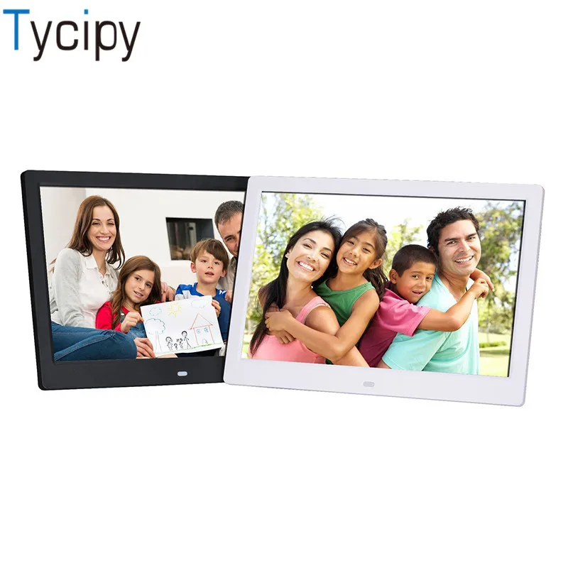 Tycipy 1" Цифровая фоторамка электронный SJD-1203 светодиодный экран фоторамка с зарядное устройство с ДУ для музыки Mp3 видео Mp4