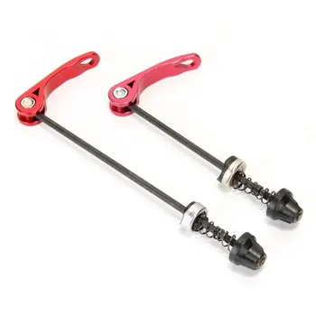 

3 Pcs of (Pair MTB Bike Wheel Skewer Quick Release QR Front Rear Axle Red)