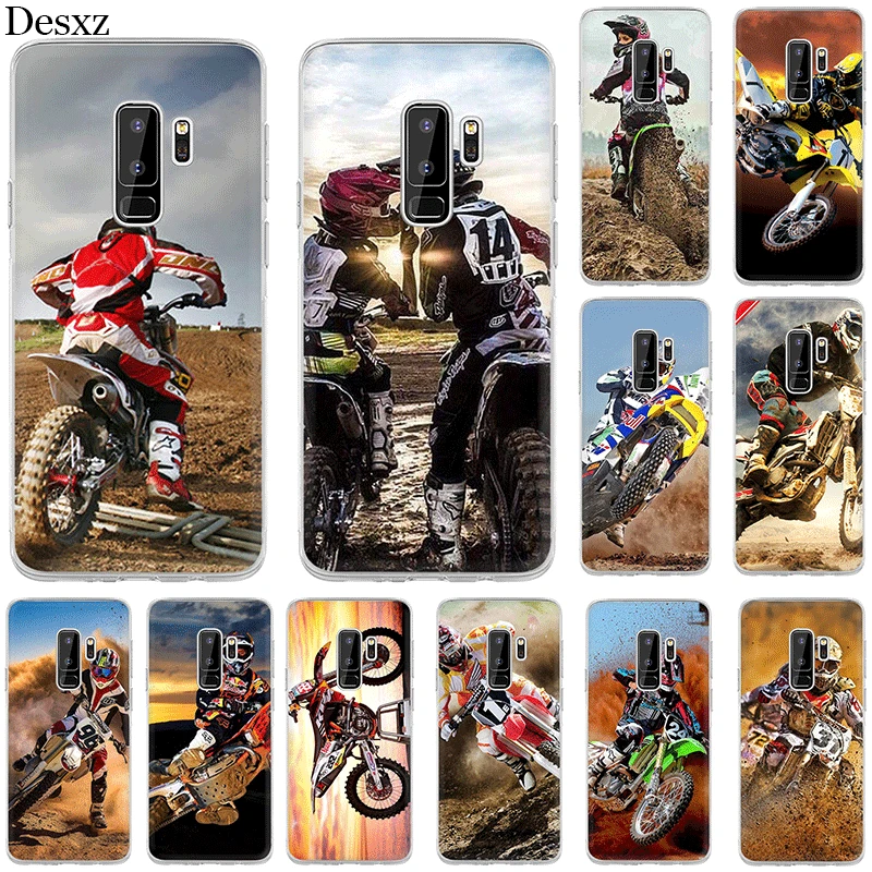 

Desxz Phone Case for Samsung Galaxy S3 S5 S6 S7 Edge S8 S9 Plus Note 8 9 Motocross Cover