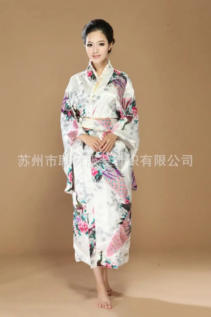 Красный/розовый/черный/синий традиционный японский платье womwen кимоно в винтажном стиле платье юката кимоно Оби платье традиционное японское кимоно